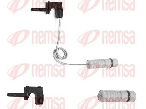 Warning Contact, brake pad wear (001051)