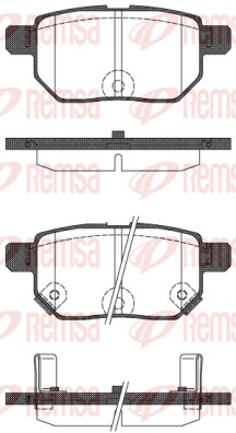 Brake Pad Set, disc brake (1286.22)