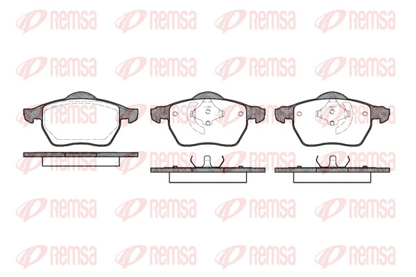 Brake Pad Set, disc brake (0390.50)
