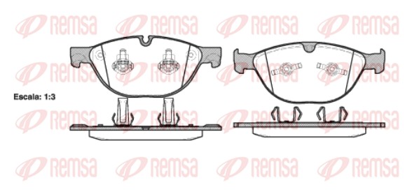 Brake Pad Set, disc brake (0958.30)