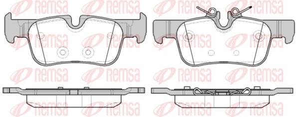 Brake Pad Set, disc brake (1573.00)