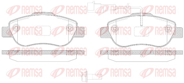 Brake Pad Set, disc brake (1100.21)