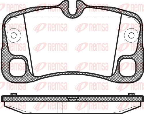 Brake Pad Set, disc brake (1369.00)