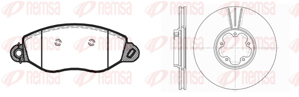 Brake Kit, disc brake (8772.02)