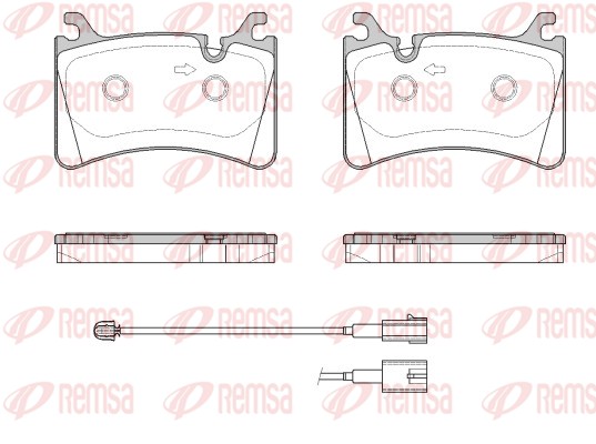 Brake Pad Set, disc brake (1817.02)