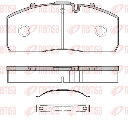 Brake Pad Set, disc brake (JCA 1790.00)