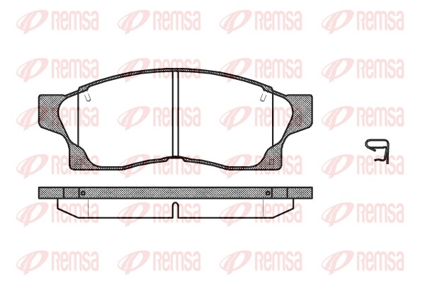 Brake Pad Set, disc brake (0377.00)
