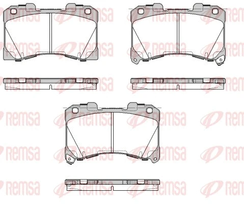Brake Pad Set, disc brake (1955.02)