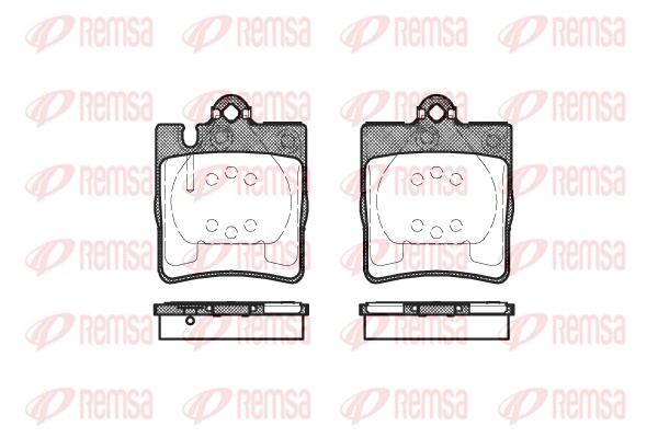 Brake Pad Set, disc brake (0709.10)