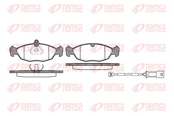 Brake Pad Set, disc brake (0393.02)