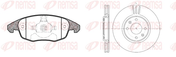 Brake Kit, disc brake (81248.00)