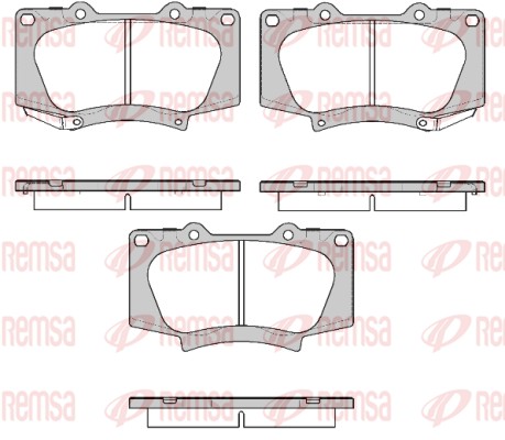 Brake Pad Set, disc brake (0988.22)