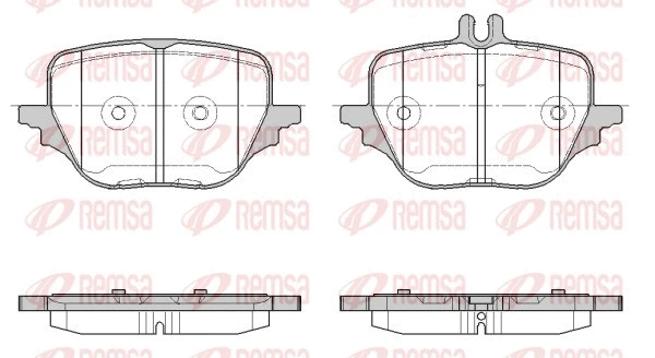 Brake Pad Set, disc brake (1966.00)