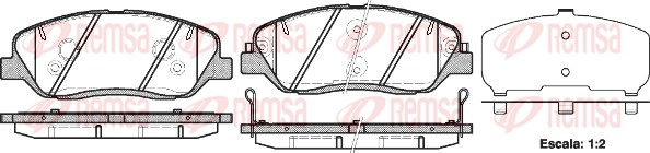 Brake Pad Set, disc brake (1226.02)