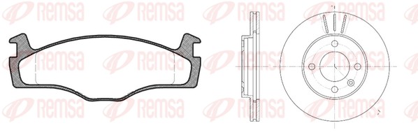 Brake Kit, disc brake (8171.00)