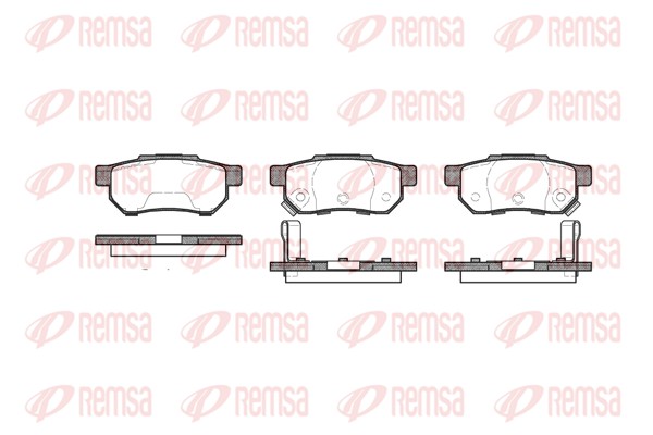 Brake Pad Set, disc brake (0233.64)