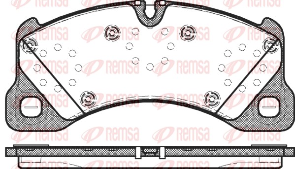 Brake Pad Set, disc brake (1345.00)