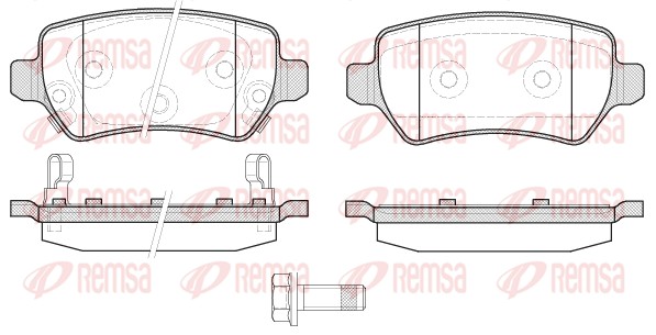 Brake Pad Set, disc brake (0957.22)