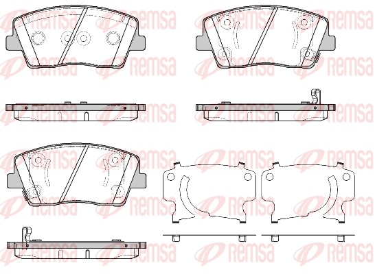 Brake Pad Set, disc brake (1811.02)