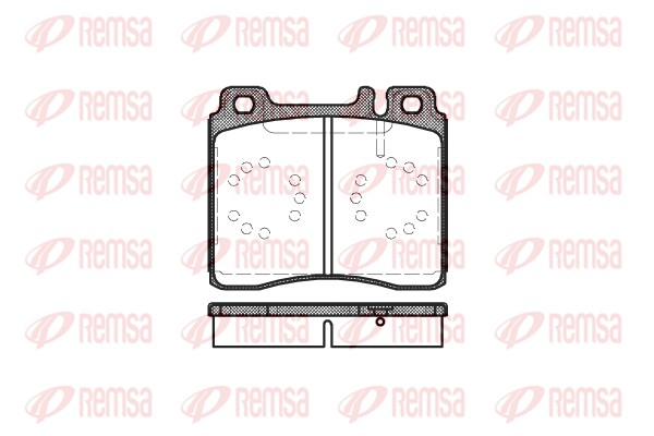 Brake Pad Set, disc brake (0420.00)