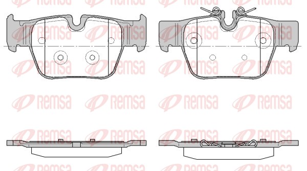 Brake Pad Set, disc brake (1868.00)