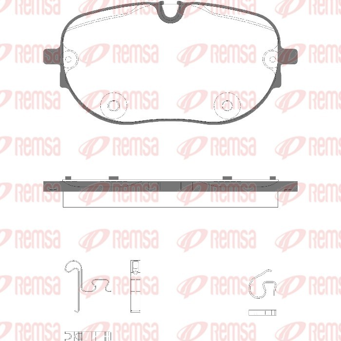 Brake Pad Set, disc brake (1963.00)