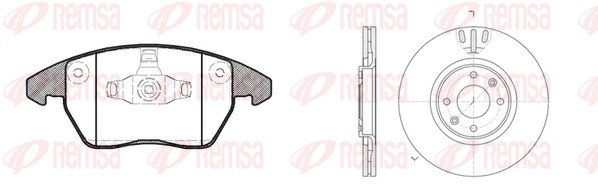 Brake Kit, disc brake (81030.01)