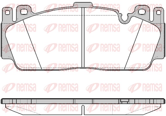 Brake Pad Set, disc brake (1543.00)