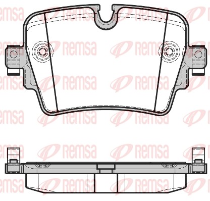 Brake Pad Set, disc brake (1614.08)