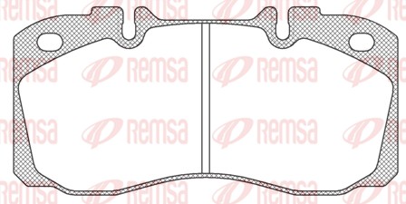 Brake Pad Set, disc brake (JCA 640.00)