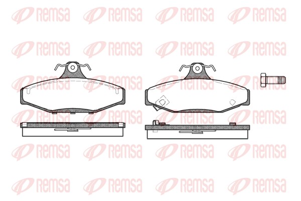 Brake Pad Set, disc brake (0335.02)