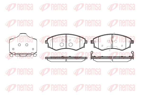 Brake Pad Set, disc brake (0318.03)