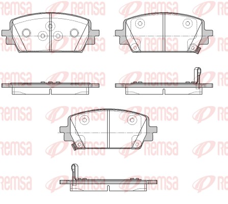 Brake Pad Set, disc brake (1943.02)