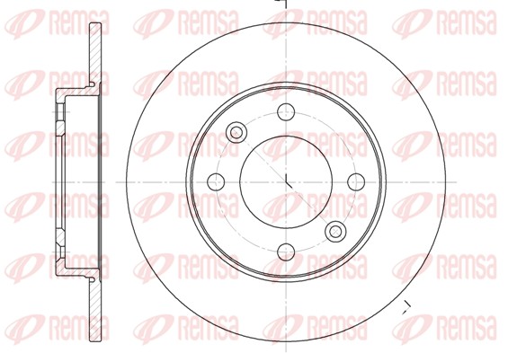Brake Disc (6630.00)
