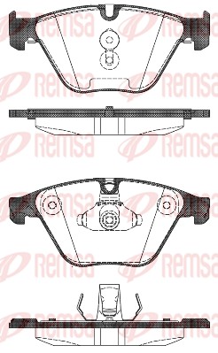 Brake Pad Set, disc brake (1496.00)