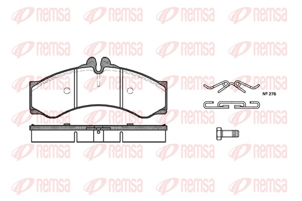Brake Pad Set, disc brake (0614.00)