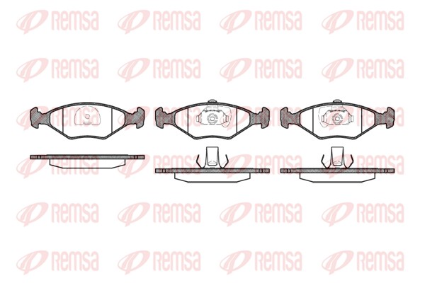 Brake Pad Set, disc brake (0281.40)