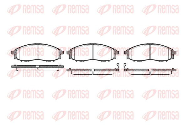 Brake Pad Set, disc brake (0748.02)