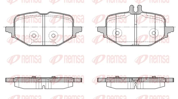 Brake Pad Set, disc brake (1972.00)