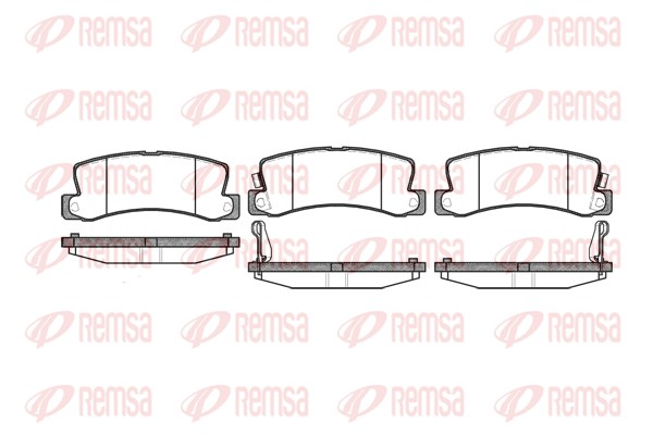 Brake Pad Set, disc brake (0214.22)