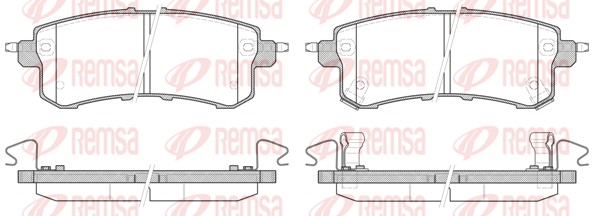 Brake Pad Set, disc brake (1447.02)