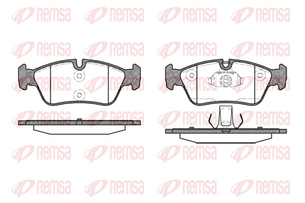 Brake Pad Set, disc brake (0384.40)