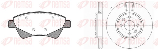 Brake Kit, disc brake (8976.03)