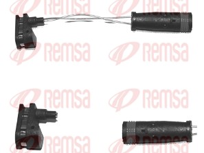 Warning Contact, brake pad wear (001096)