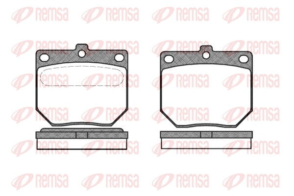 Brake Pad Set, disc brake (0186.00)