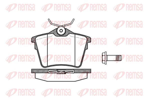 Brake Pad Set, disc brake (1103.00)