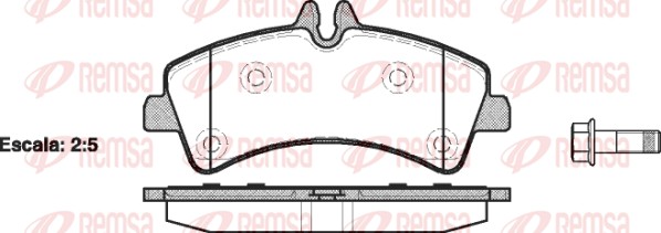 Brake Pad Set, disc brake (1247.00)