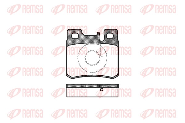 Brake Pad Set, disc brake (0282.20)