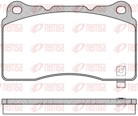 Brake Pad Set, disc brake (0666.04)