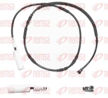 Warning Contact, brake pad wear (001129)